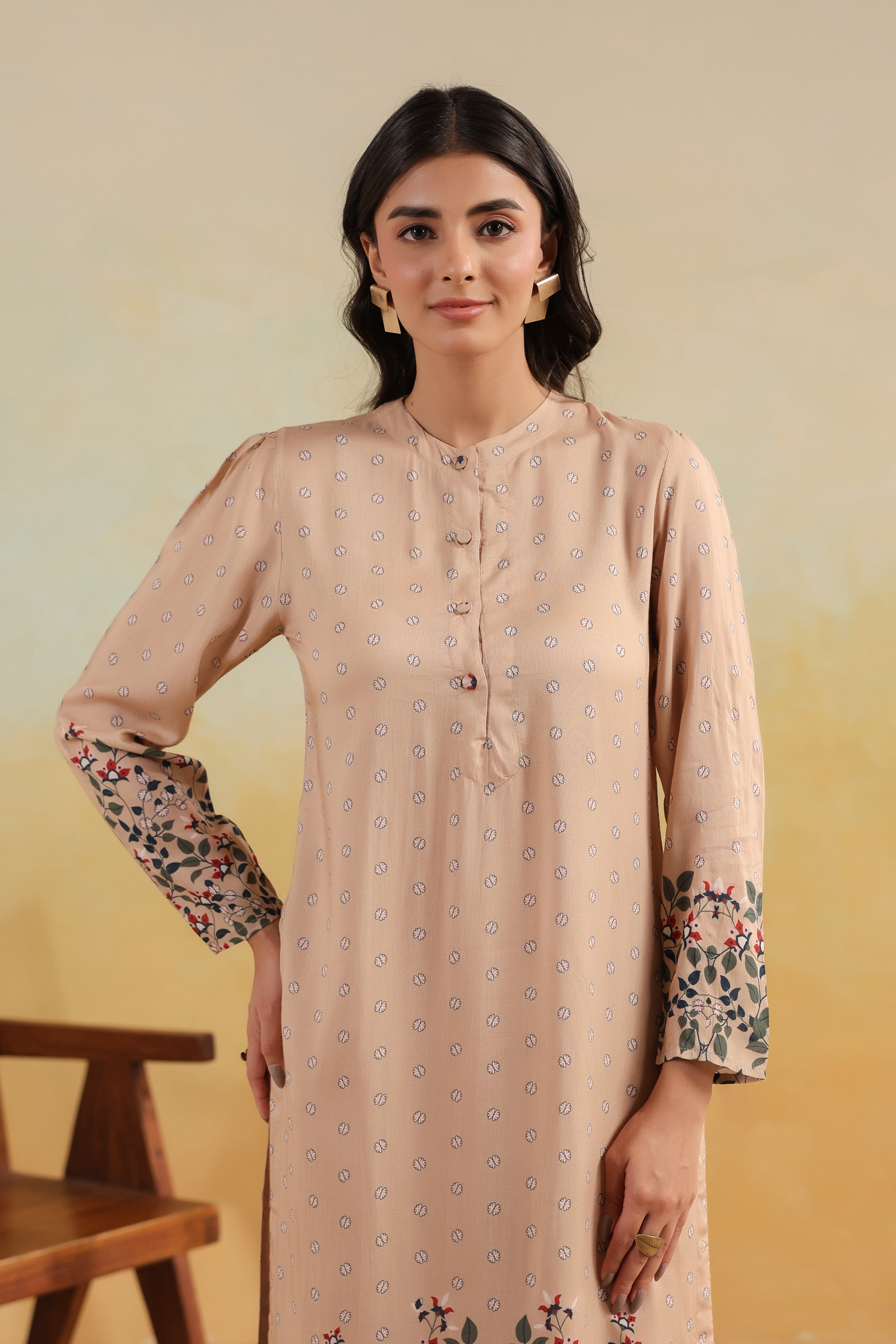 Noor Kurta Set – Summer Sand