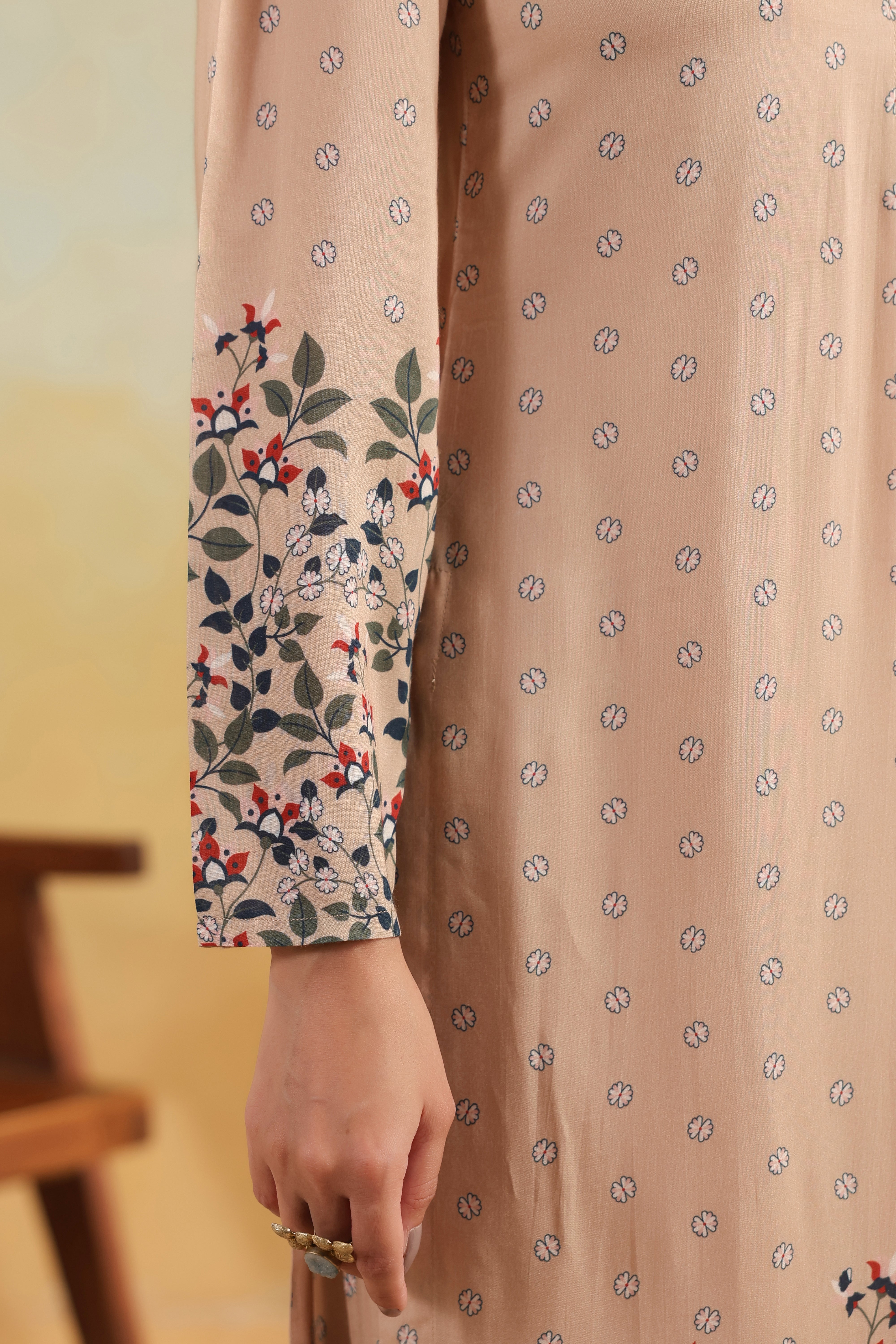 Noor Kurta Set – Summer Sand