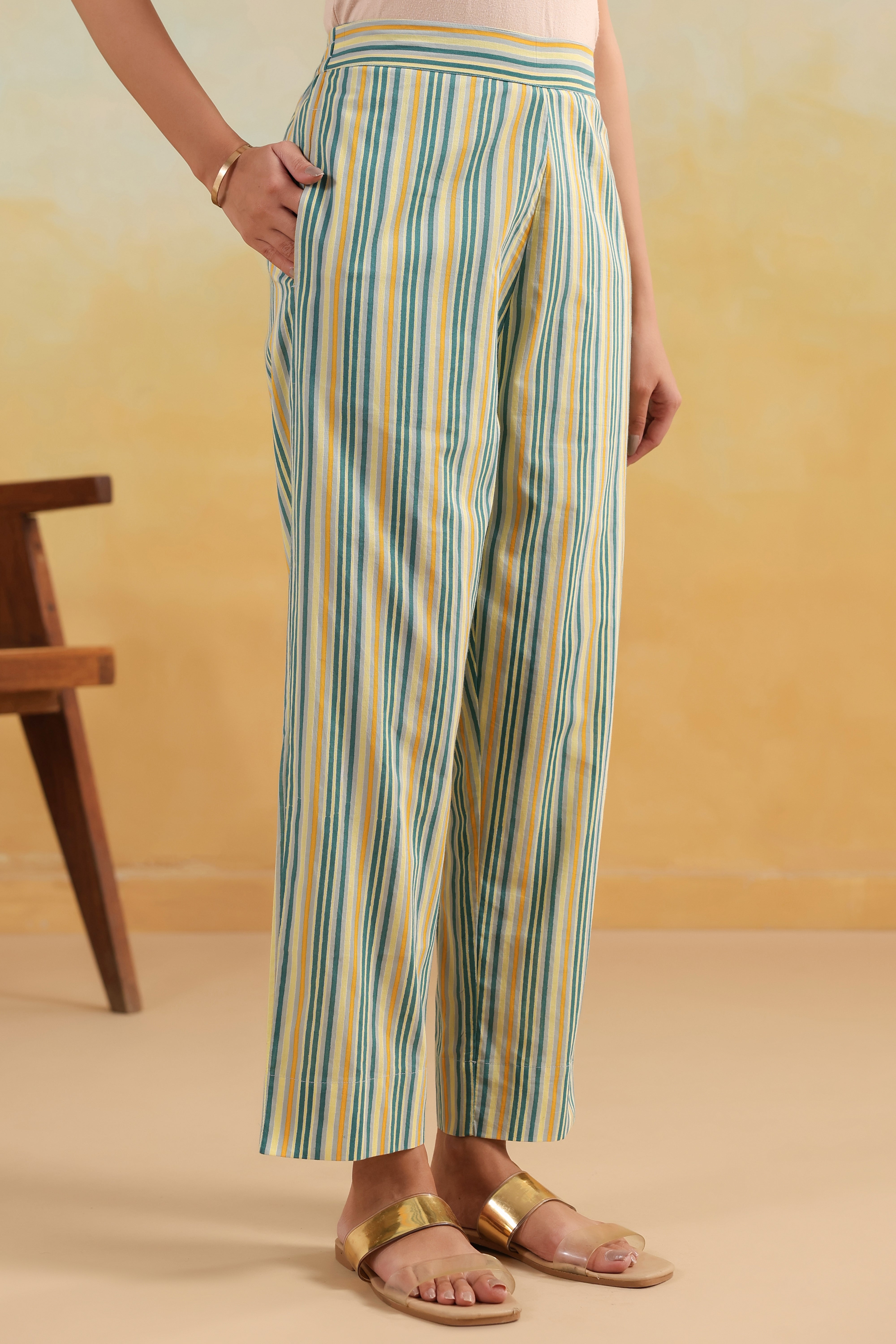 Tapered Prithvi Pant-Green