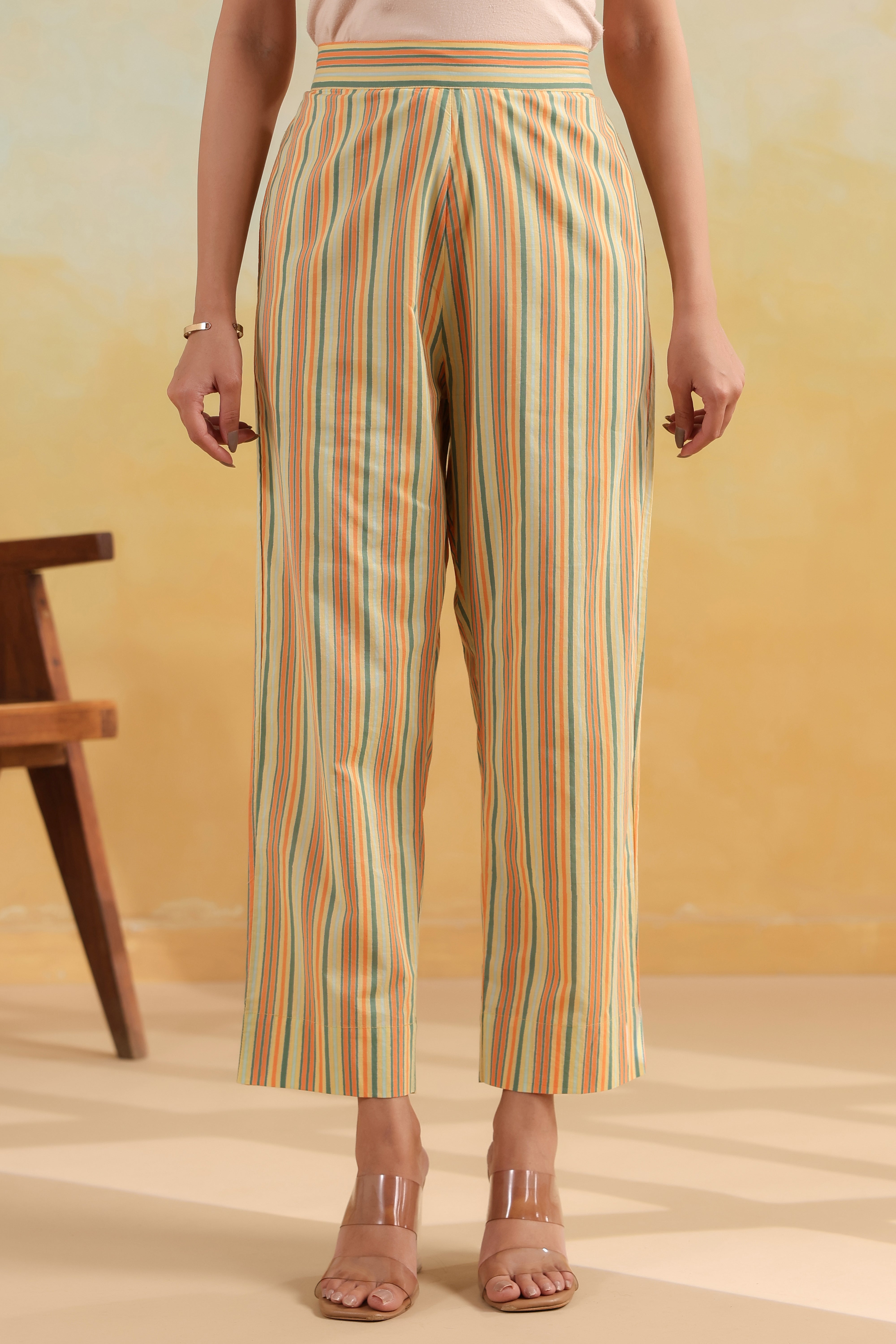 Tapered Prithvi Pant- Yellow