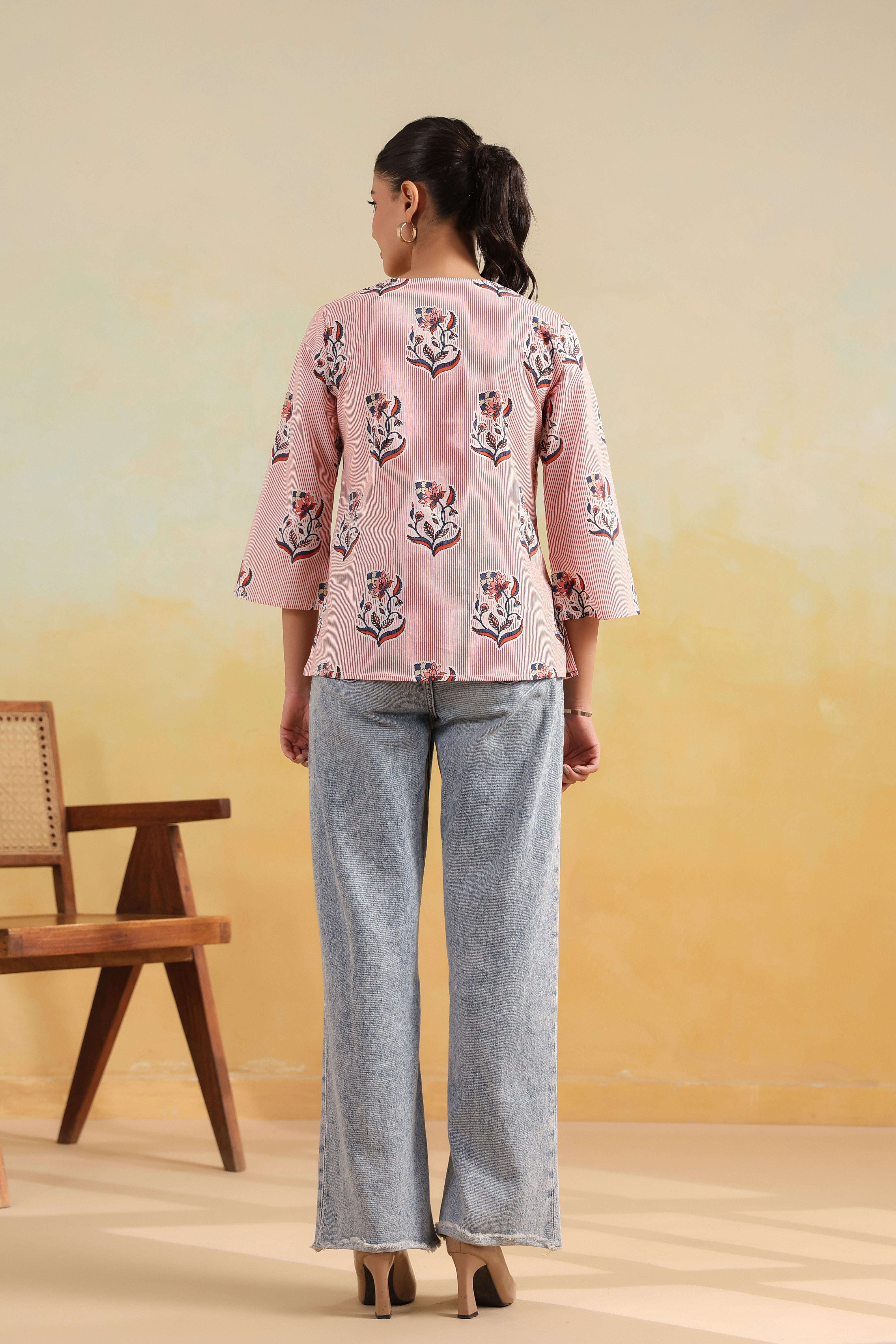 Cotton Short Top-Rust