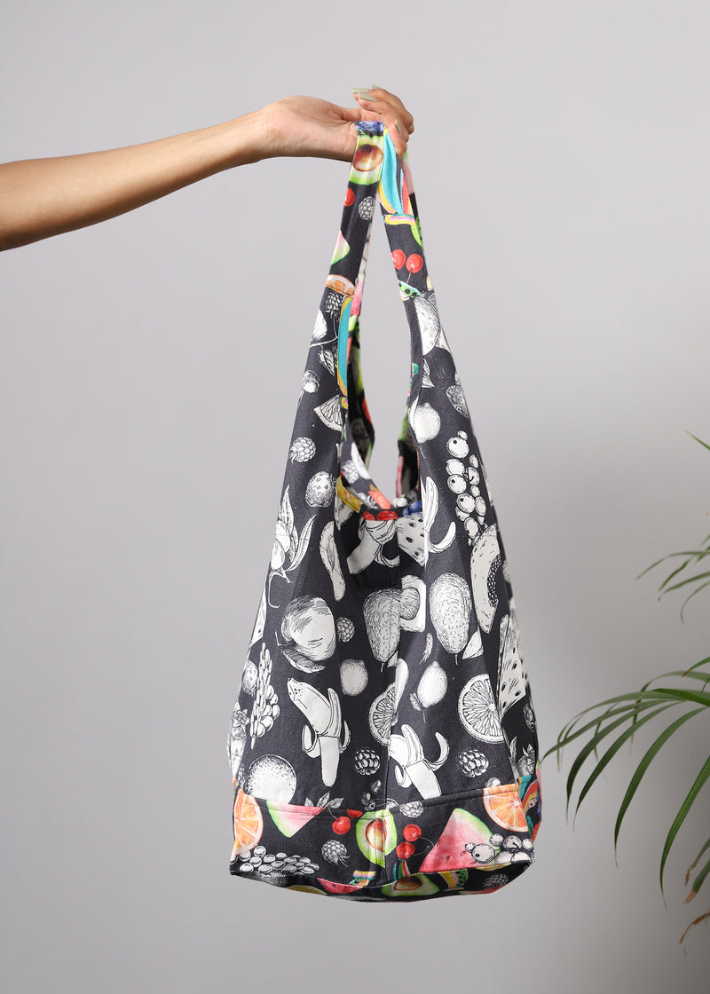Multi Fruit Punch Canvas Tote Bag