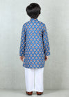 Navy Blue Cotton Kurta Boys (6 months - 12 Years)