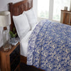 Havana Blue Hand Screen Print Cotton Dohar