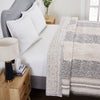 Chui Mui Grey Color Hand Block Printed Extra Cotton Quilt