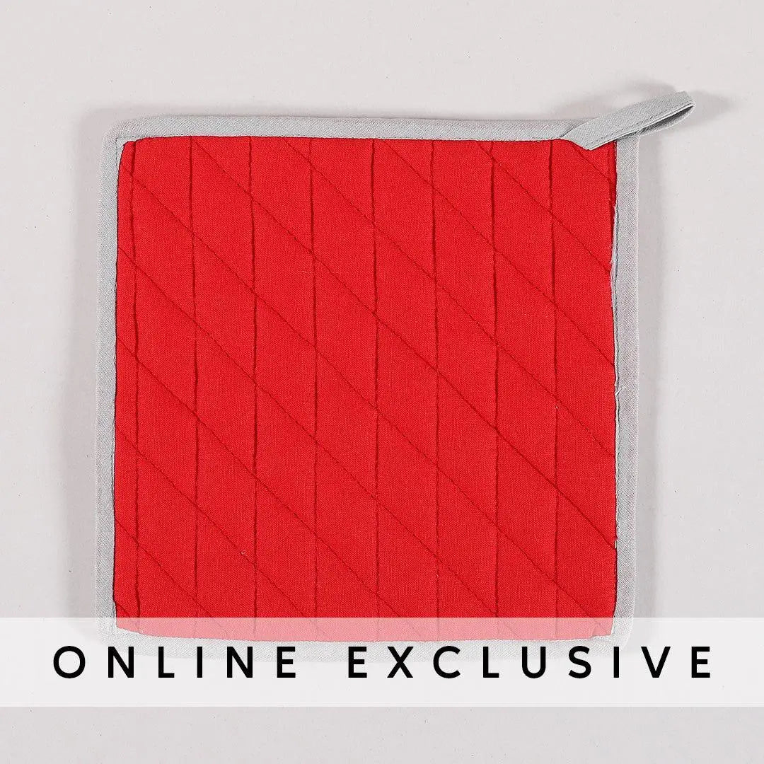 Solid Orange Cotton Pot Holder