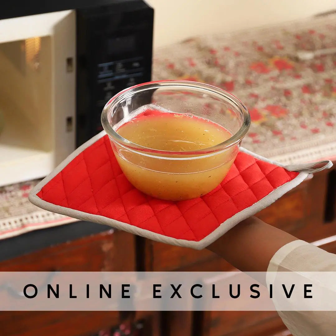 Solid Orange Cotton Pot Holder