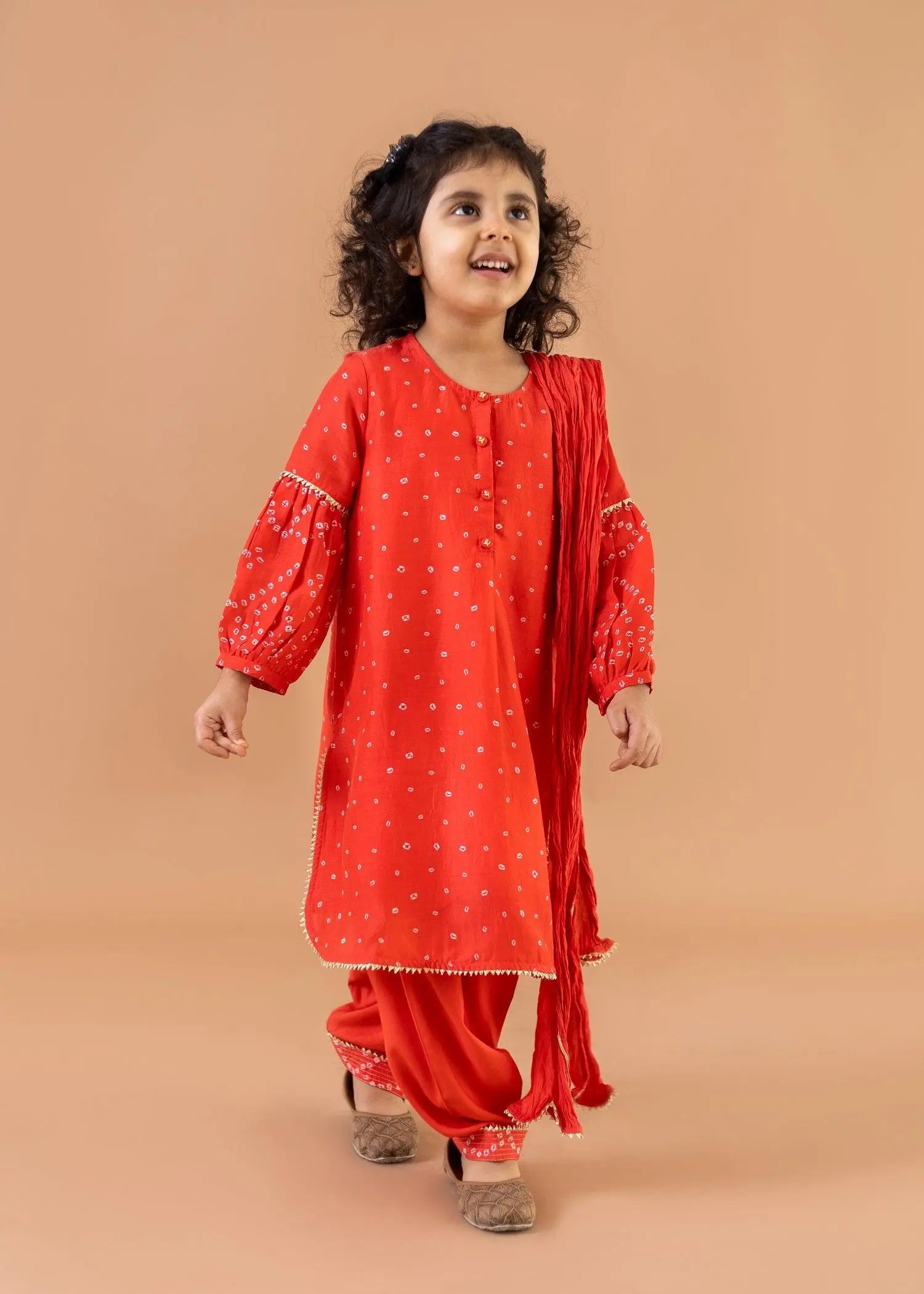 Rose Aarvi Suit Set (2-12 Years)