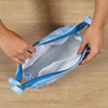 Blue Color Cotton Toilet Bag