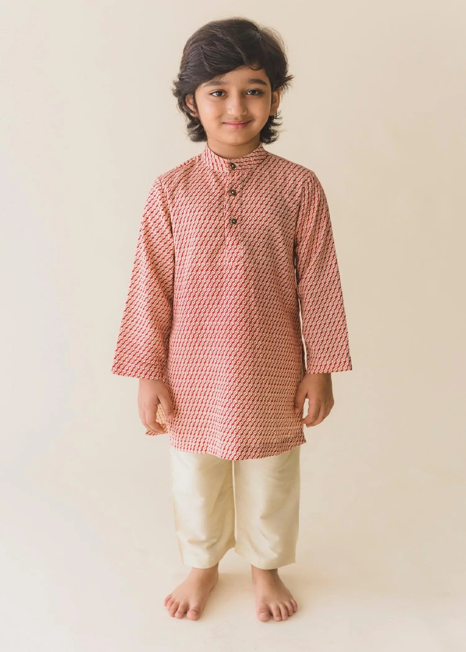 Red Festive Kurta Boys (6 Months-14 Years)