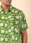 Chutney Green Regular Cotton Half Sleeves Shirt