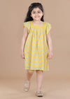 Lotus Yellow Scarlett Cotton Dress (2-9 Years)