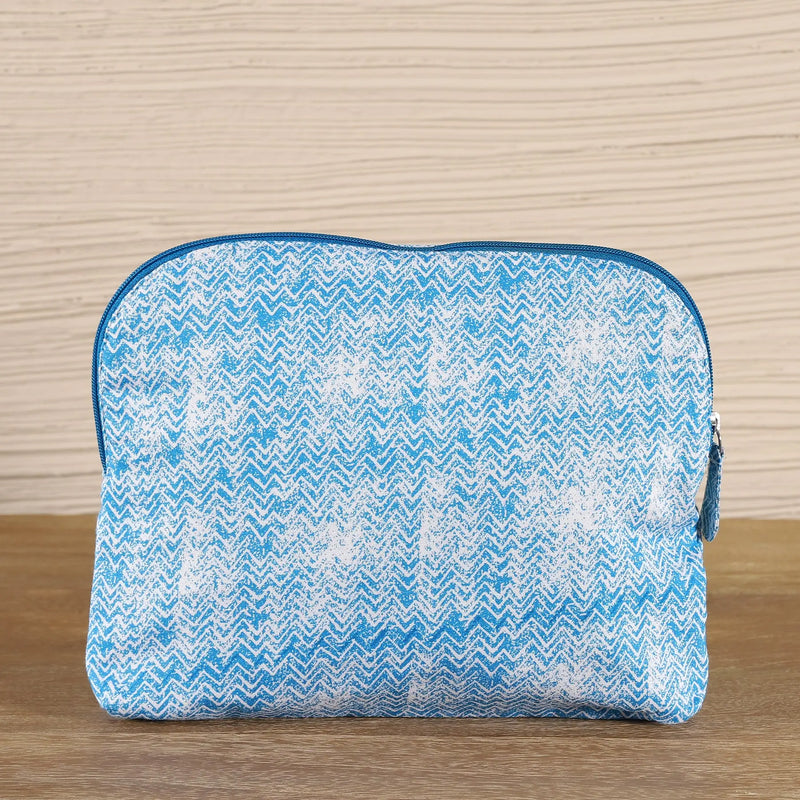Blue Color Cotton Utility Bag