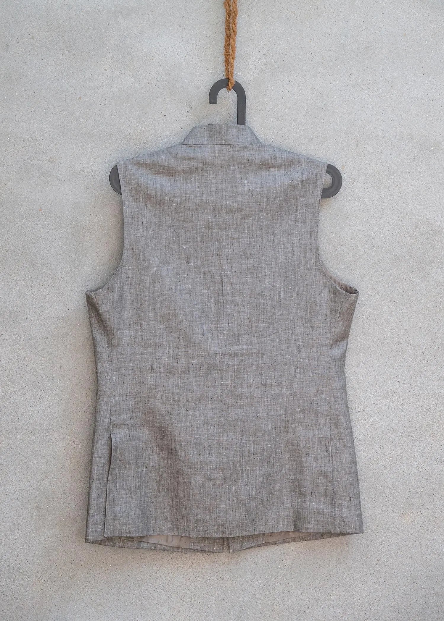 Grey Linen Jacket