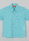 Abir Blue Cotton Shirt Boy (2-12 Years)
