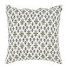 Paisley Green & Beige Cotton Cushion Cover