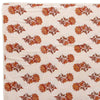 Aarohi Red and Mustard Hand Screen Print Cotton Dohar