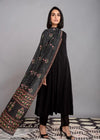 Black Viscose Dupatta