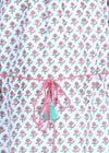 Maitri Badam Buti White Cotton Dress Girl (2-9 Years)