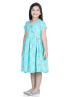 Sejal Aqua Cotton Dress Chidiya (2-9 Years)