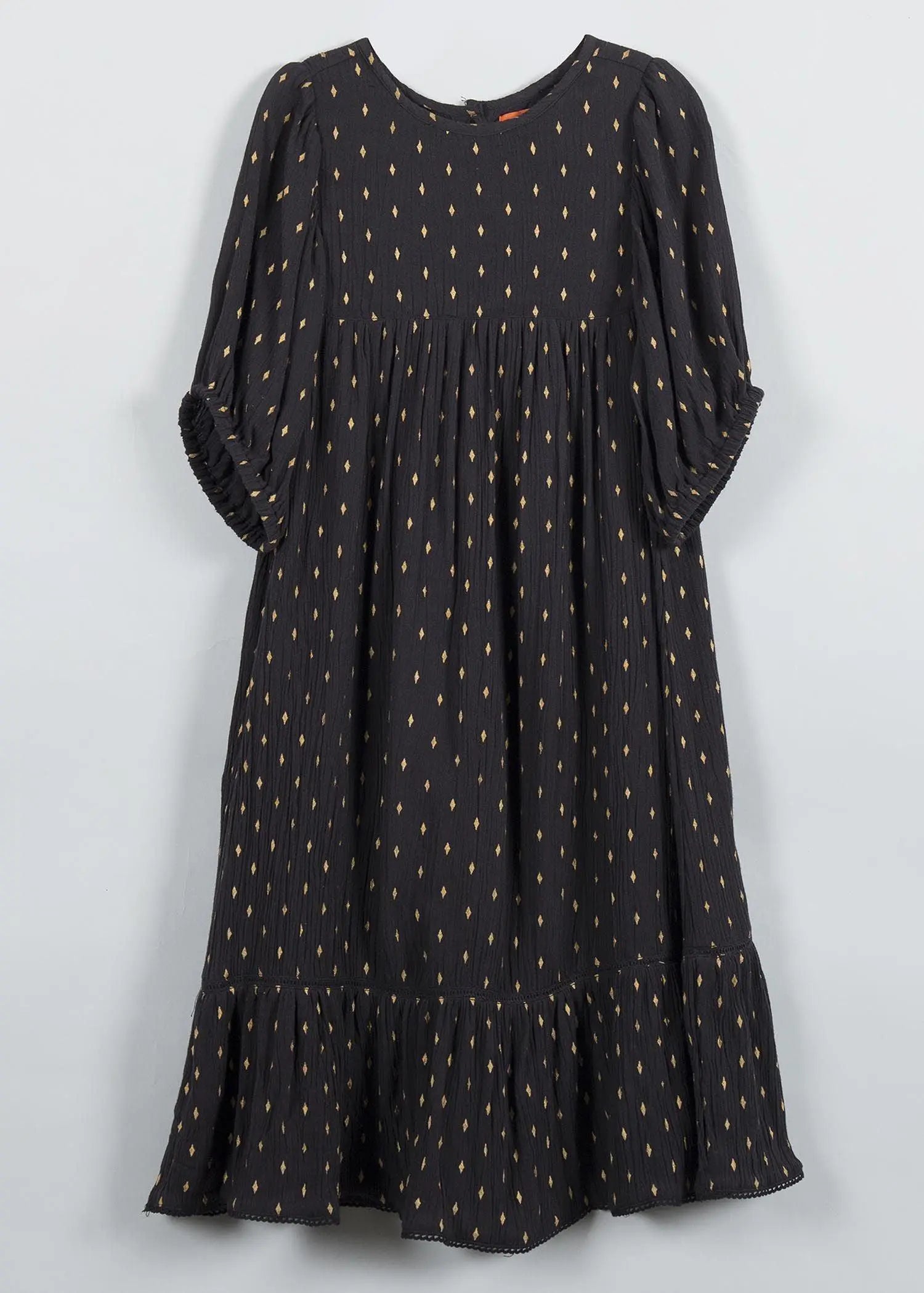 Diamond Black Viscose Dress (2 to 9 Years)