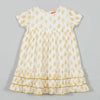 Dahla Yellow Paisley Cotton Crepe Dress Girl (2-9 Years)