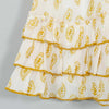 Dahla Yellow Paisley Cotton Crepe Dress Girl (2-9 Years)