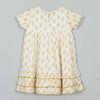 Dahla Yellow Paisley Cotton Crepe Dress Girl (2-9 Years)