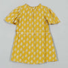 Glory Yellow Paisley Cotton Crepe Dress Girl (2-9 Years)