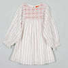 Shimmer White Cotton Dress Girl (2-9 Years)