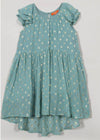 Emily Blue High Low Georgette Dress Girl (2-12 Years)