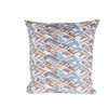 Alcissar Blue & Brown Hand Block Print Cushion Cover