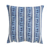 Palm Blue Hand Block Print Cotton Cushion Cover