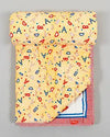 Alphabet Yellow Cotton Quilt Kids