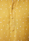 Bhandhej Yellow Viscose Full Sleeve Kurta