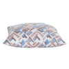 Alcissar Blue & Brown Hand Block Print Cushion Cover