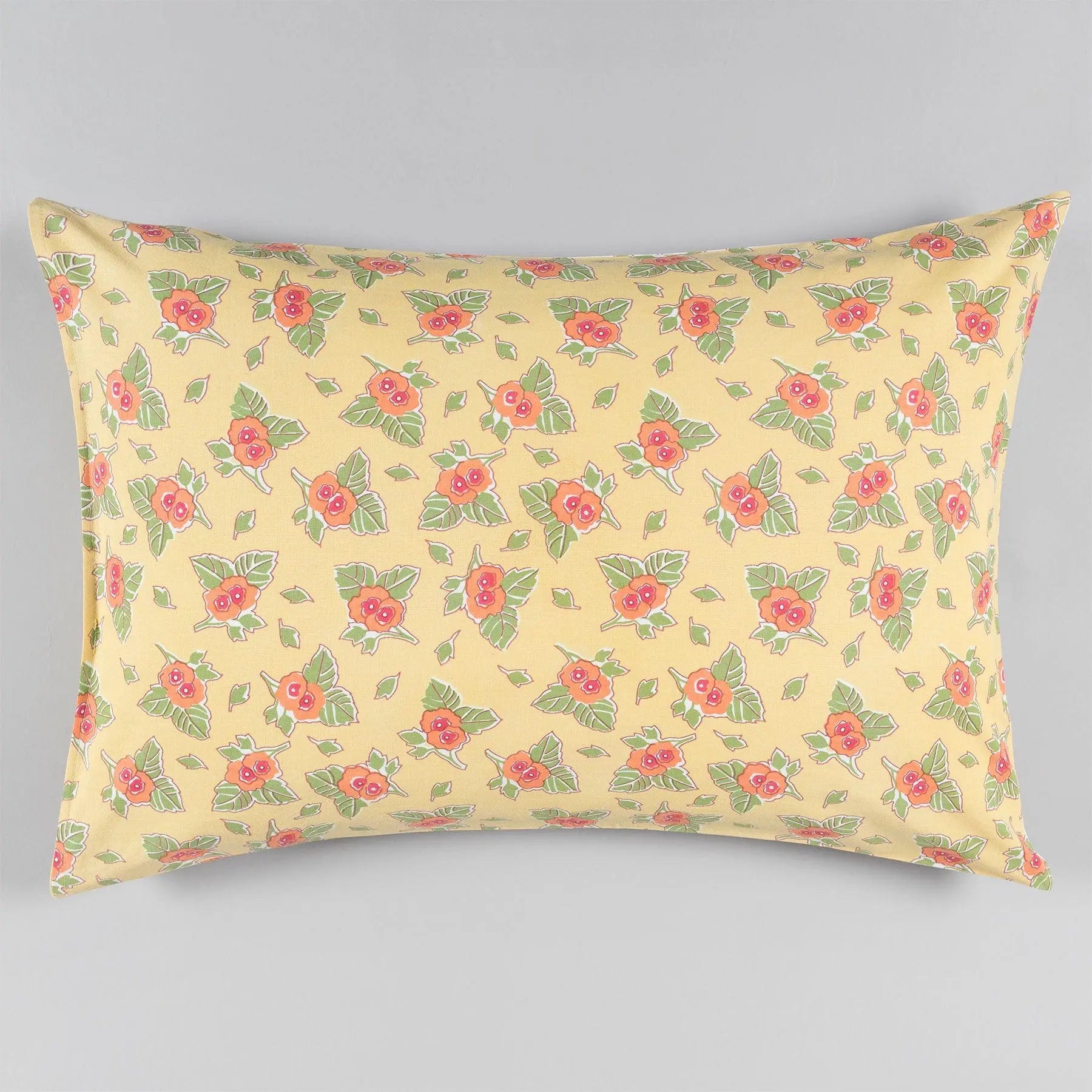 Kyari Green Cotton Pillow Cover Set of 2