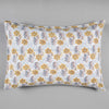 Vaidehi Grey and Yellow Cotton Pillow Cover Set of 2