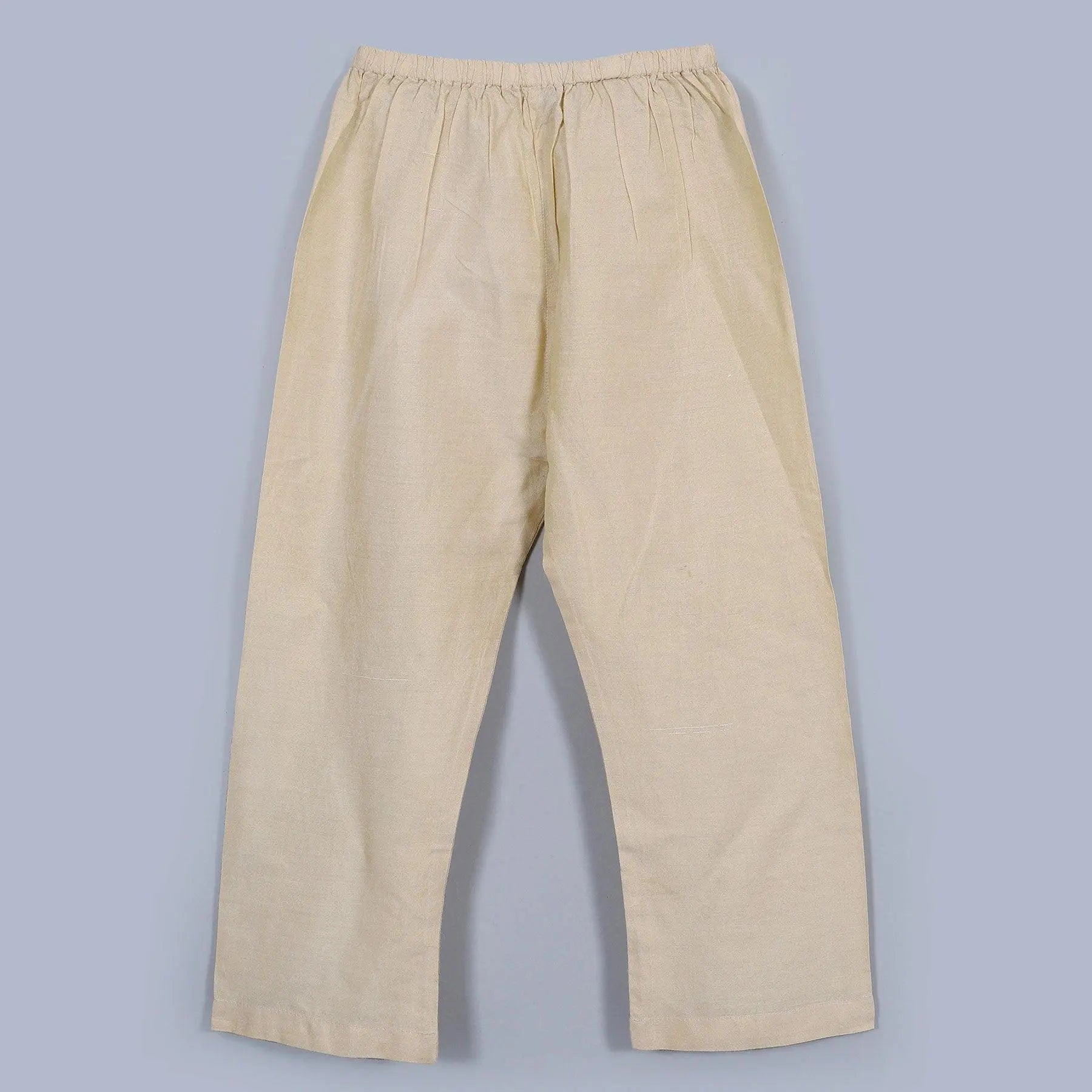 Beige Poly Viscose Pants (1-14 Years)