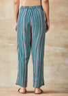 Green Tapered Straight Pants