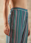 Green Tapered Straight Pants