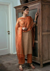 Puja Rust Straight Gota Pants