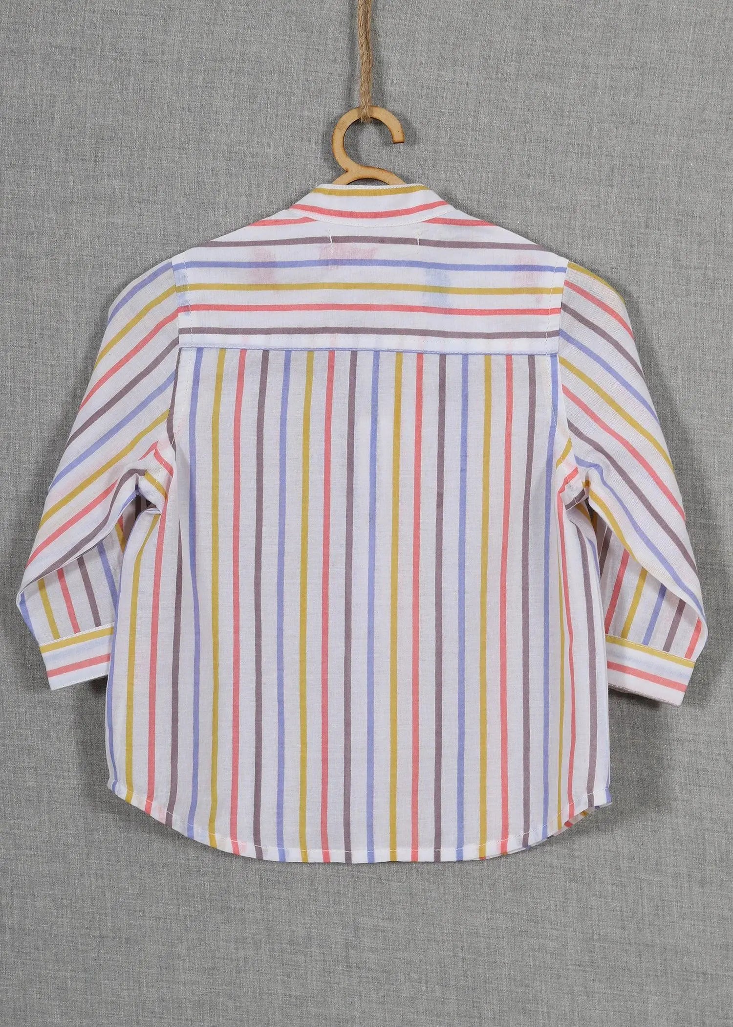 Stripes Yellow Cotton shirt baby boy (6-24 months)
