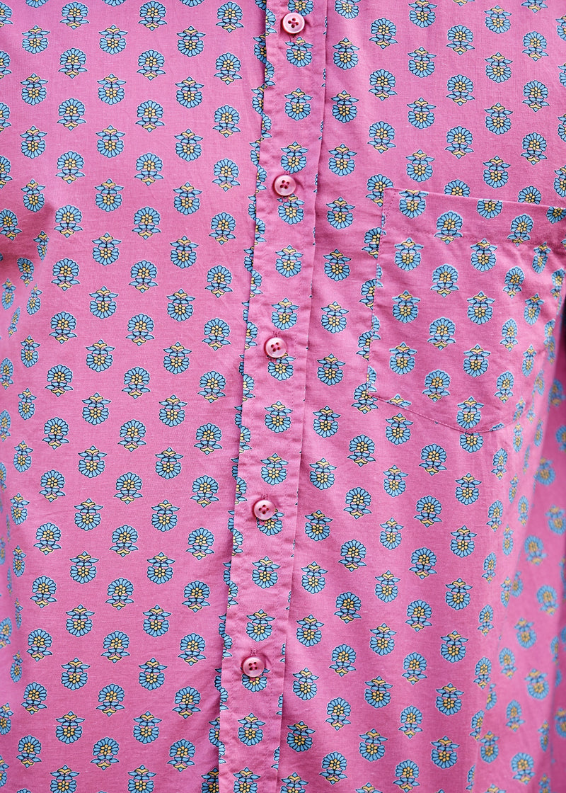Aster Buti Pink Cotton Full sleeves shirt