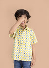 Replica Blue Cotton Shirt Boy (2Yrs to 12 Yrs)