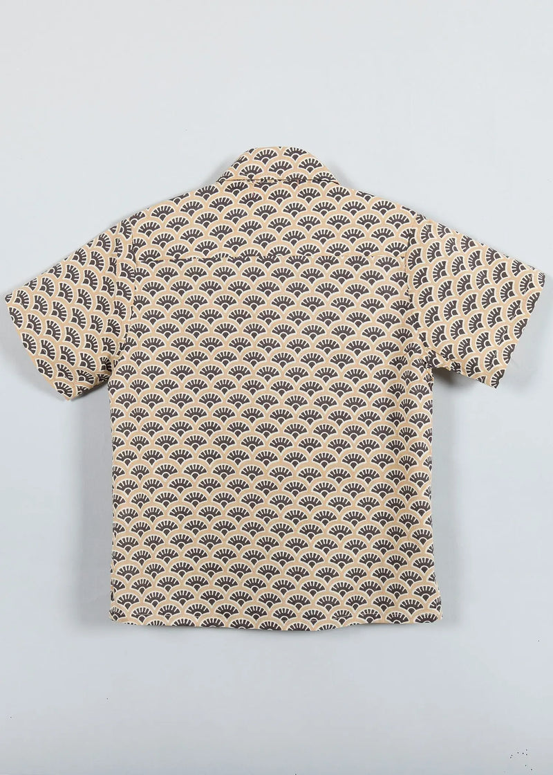 Neel Beige Cotton Shirt Boy (2-12 Years)