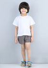 Snooze Stripes Brown Cotton Shorts Unisex (1-14 Years)