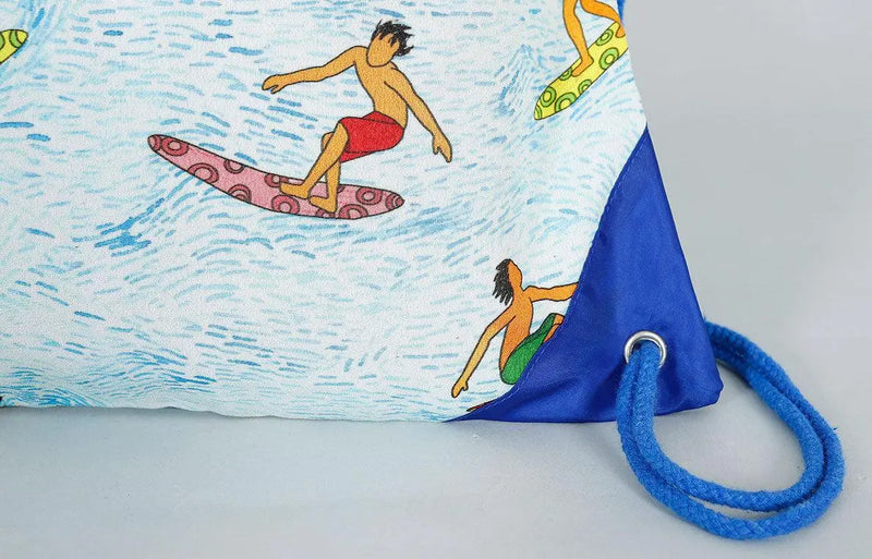 SURFING BORD WHITE BACKPACK